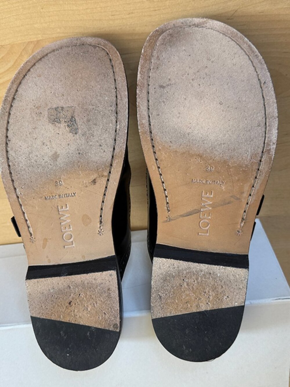 Loewe Campo Mary Jane Mules Black size 39 - Picture 4 of 12